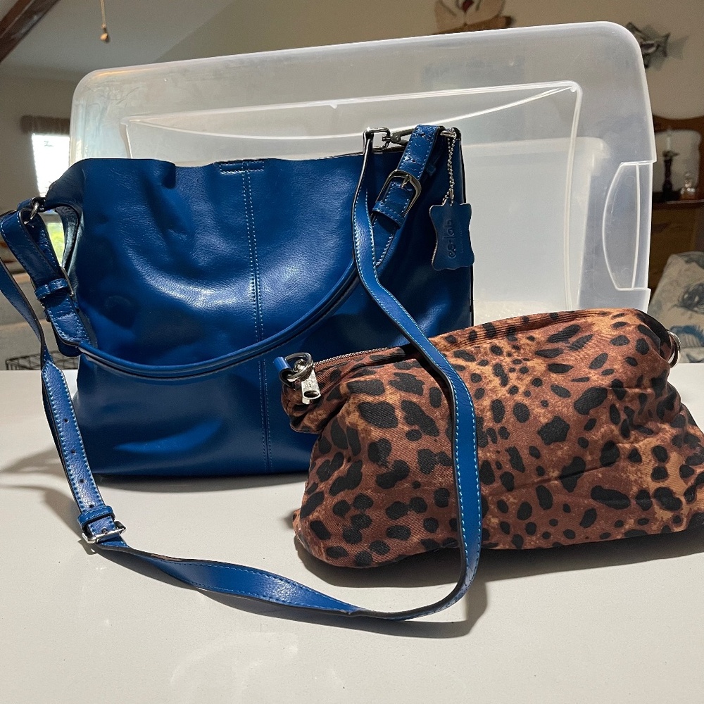 Leather satchel